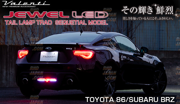 Valenti Jewel LED Tail Light Set TRAD Sequential Winker Clear/Red